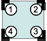 Boxecken mit vierwertiger Syntax