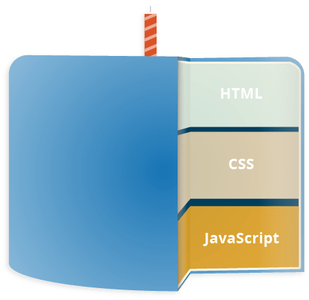 標準 Web 技術的三層;HTML、CSS 和 JavaScript